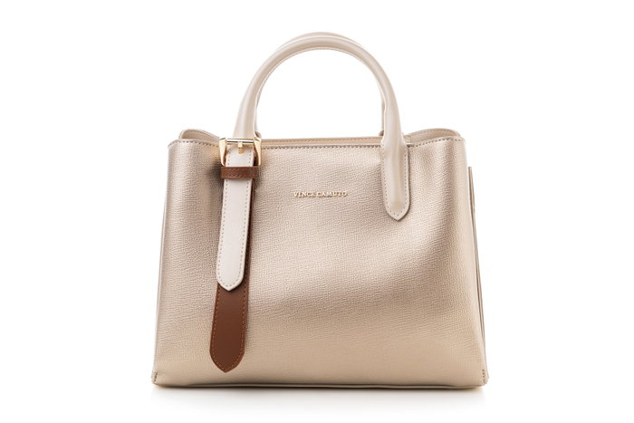 Vince Camuto Bolso Gold 36x26x11 cm, 100% Piel de Polivinilo, Elegante y Versátil para Cualquier Ocasión